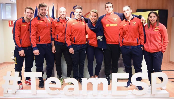Selección española de halterofilia para el Mundial