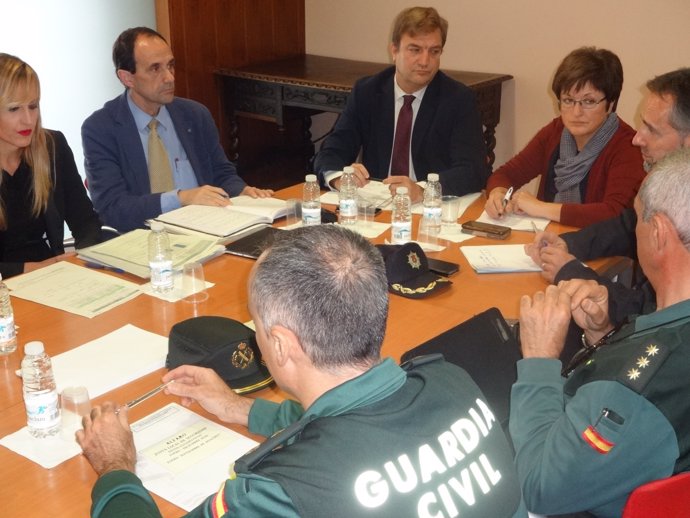Reunión Junta de Seguridad en Alfaro                         