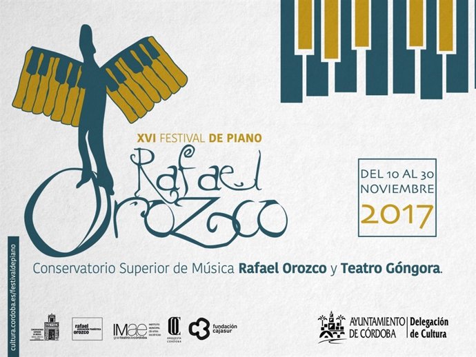 Cartel del Festival de Piano Rafael Orozco