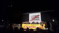 Sindicatos catalanes claman por la libertad de presos y llaman a la unión