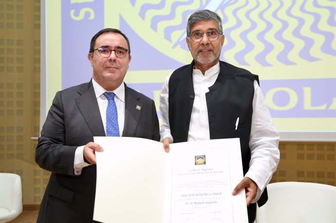 Vicente Guzmán y Kailash Satyarthi