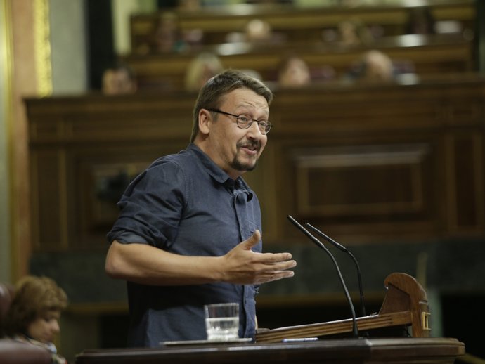 Xavier Domènech, portaveu d'En Comú 