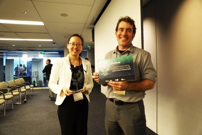 James Peverill, CEO, y Lilian Ting, directora de desarrollo de negocio de GreenS