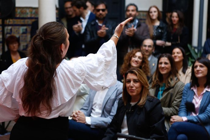 La presidenta de la Junta, Susana Díaz, durante una actuación flamenca