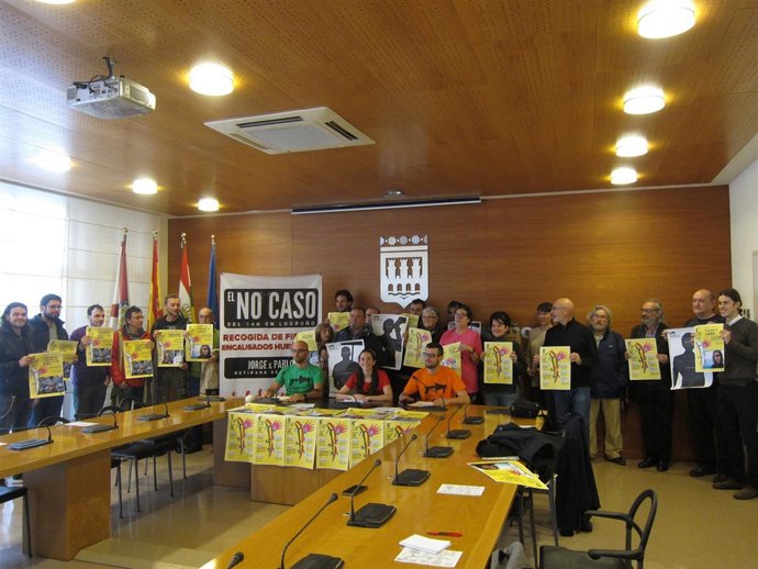 Asistentes a la rueda de prensa                            