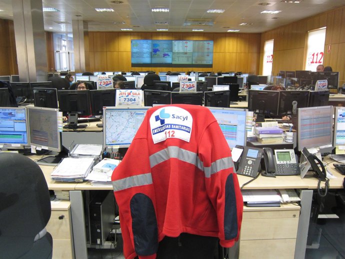 Sala del 1-1-2 de Castilla y León