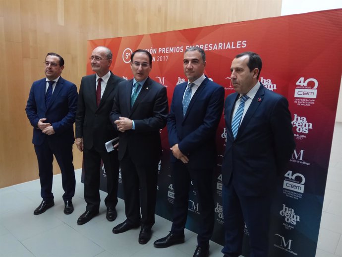 Briones, De la Torre, González de Lara, Bendodo y ruiz espejo premios Hacemos má