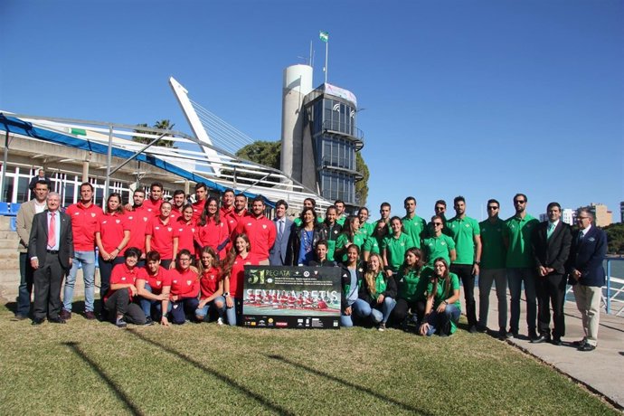 Presentación de la LI Regata Sevilla-Betis de remo