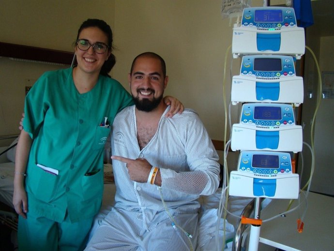 Marcos Rosa, el joven onubense con leucemia que busca una médula compatible.