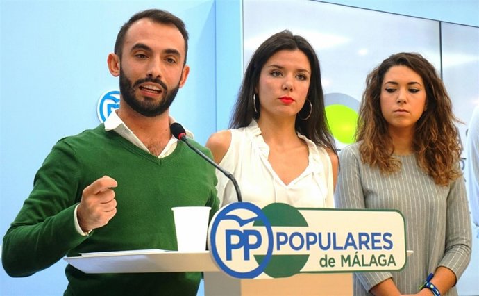 El presidente regional Nuevas Generaciones, Enrique Rodríguez