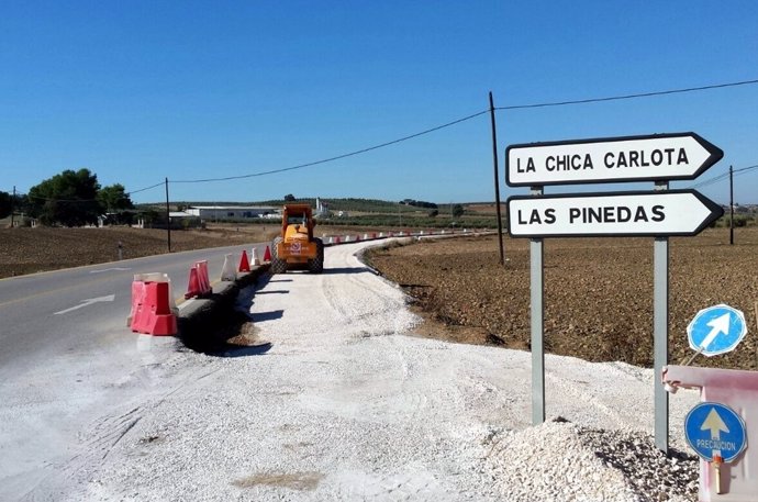 Obras de mejora en la carretera