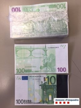 Intento de estafa con billetes falsos de 100 euros 