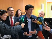 Juan Marín (Cs) asegura que los presupuestos recogen 181 millones en inversiones para la provincia de Huelva