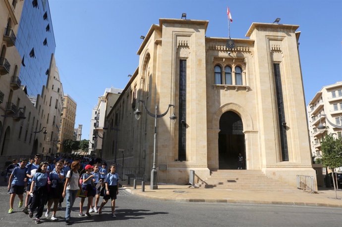 Parlamento de Líbano en Beirut