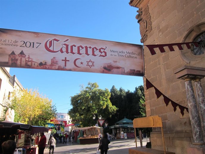 Todo preparado para el XVII Mercado de las Tres Culturas de Cáceres            