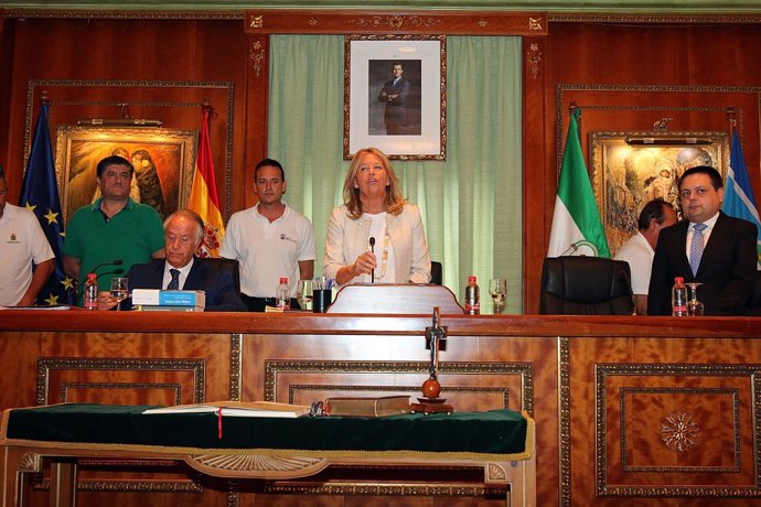  Ángeles Muñoz En El Ayuntamiento De Marbella 