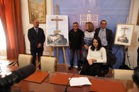 Una imagen de la Magdalena, protagonista del cartel anunciador de la Semana Santa 2018 en Zamora