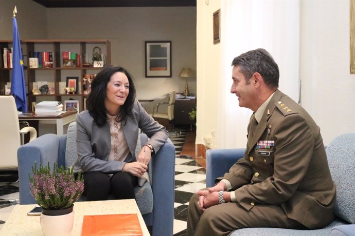 Rafi Crespín e Íñigo Laquidain, durante la reunión