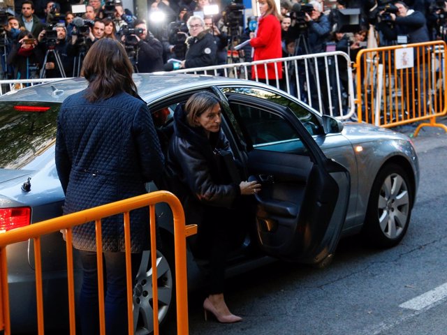 Carme Forcadell llega al Tribunal Supremo