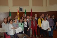 Diputación de Cádiz muestra en Chiclana su compromiso de adecuar la capacitación profesional de los desempleados
