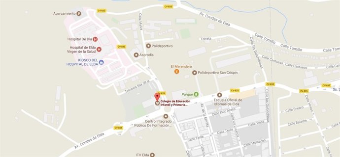 Plànol d'Elda
