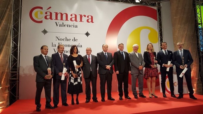 Premiados en la Noche de la Economía Valenciana