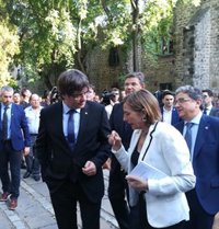 Carles Puigdemont critica que Forcadell ingrese en la cárcel: "Así es la democracia española"