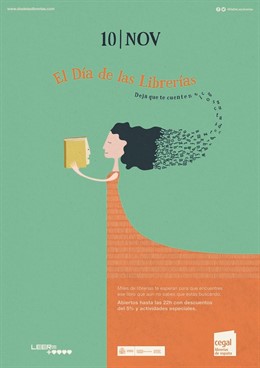 Cartel de la XII edición del 'Día de las Librerías'