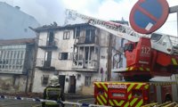 Incendio en una casa deshabitada de Reinosa