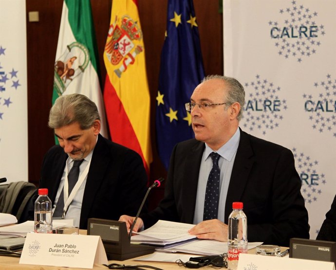 El presidente del Parlamento andaluz, Juan Pablo Durán