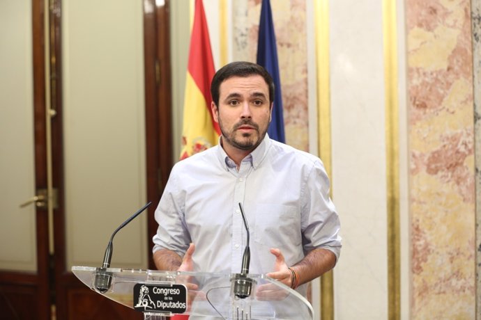 Alberto Garzón en el Congreso