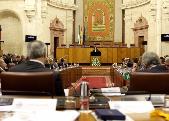 Asamblea de la Calre en el Parlamento andaluz