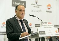 Javier Tebas regresa este martes a los Desayunos Deportivos de Europa Press