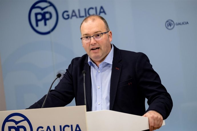 El secretario general del PPdeG, Miguel Tellado