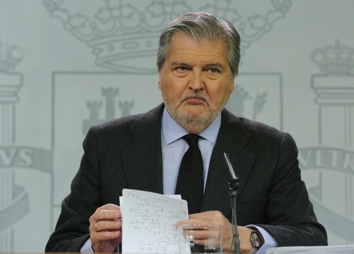 Roda de premsa d'Iñigo Méndez de Vigo després del Consell de Ministres
