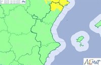 Rachas de viento fuerte de hasta 80 km/h en el norte de Castellón