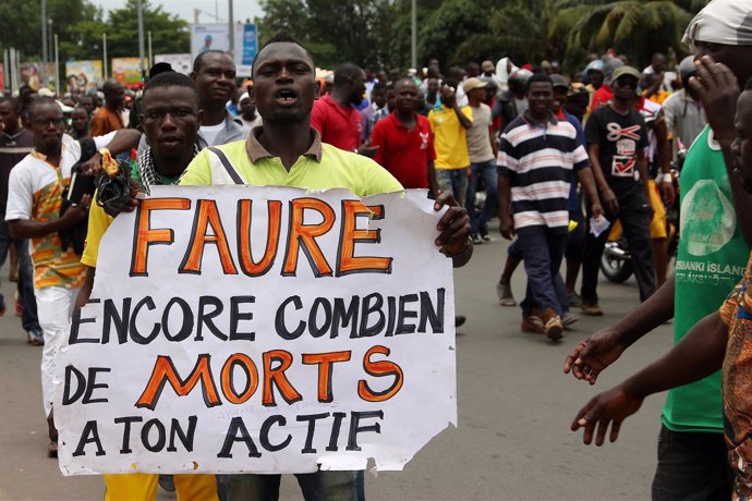 Protestas en Togo octubre 2017