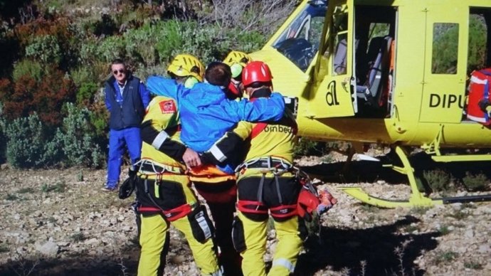 Rescate en la montaña