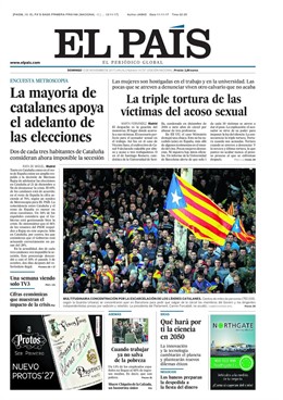 Portada 'El País' 12 de noviembre