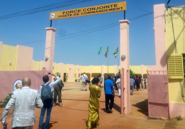 Sede de la fuerza G5 del Sahel en Sevare (Malí)
