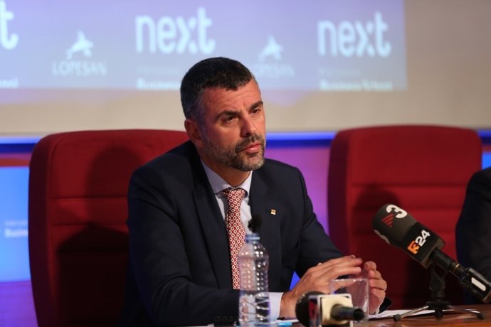 El conseller d'empresa de la Generalitat, Santi Vila, en el Fòrum Next IBS