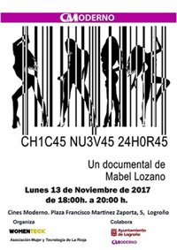 Mabel Lozano presenta en Logroño su documental 'Chicas nuevas 24 horas' sobre la trata de mujeres