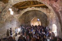 Ceniceros asegura que la ermita de San Martín en Leza es "un ejemplar auténtico de ese bello románico riojano"