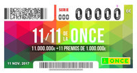 El sorteo extraordinario '11 del 11' de la ONCE deja un millón de euros en Málaga
