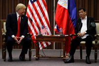 Trump dice tener "una gran relación" con Duterte y no aclara si abordará la situación de los DDHH en Filipinas