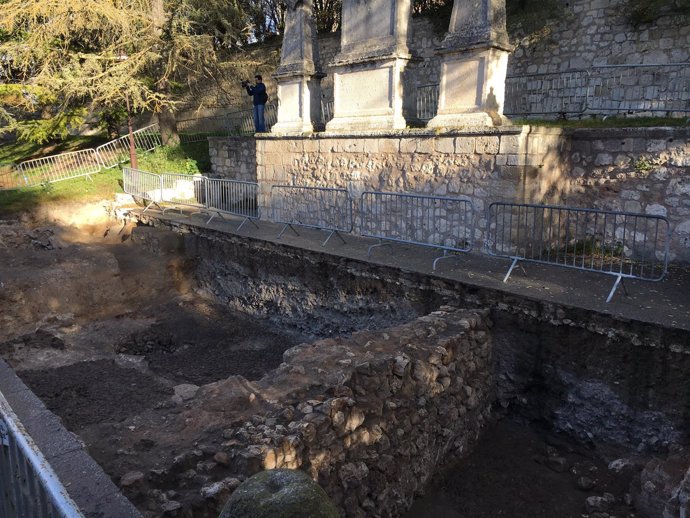 Escenario de las excavaciones arqueológicas. 