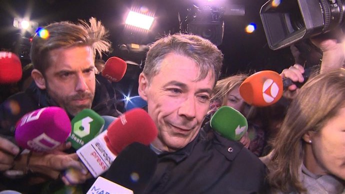 Ignacio González a la salida de prisión