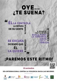 Campaña provincial por el día internacional contra la violencia machista con teatro y talleres en 85 municipios