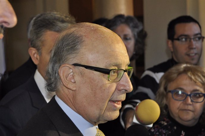 El ministro de Hacienda, Cristóbal Montoro. 