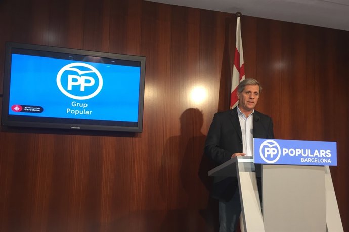 El líder del PP a Barcelona, Alberto Fernández